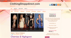 Desktop Screenshot of clothingshoppdirect.com